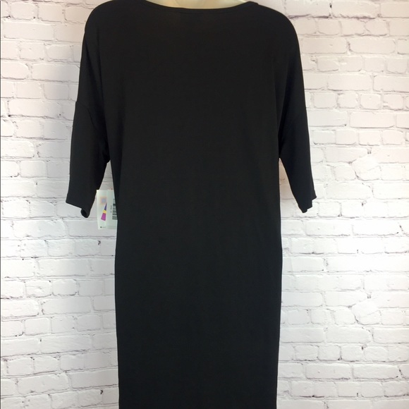 🦄BNWT SOFT Black hi-low Irma Tunic long cut back - Picture 5 of 8